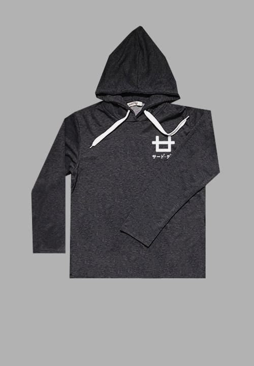 MT949U Men Hoodie Aston Logo Chest blk