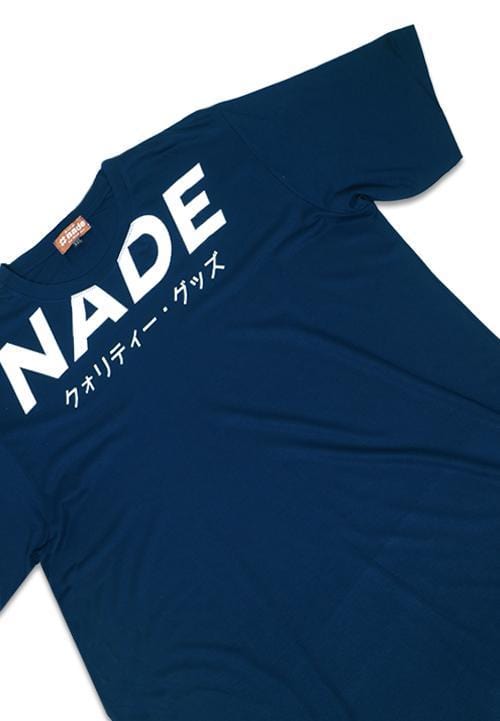 Nade NT266 big nade neck Kaos Pria Navy