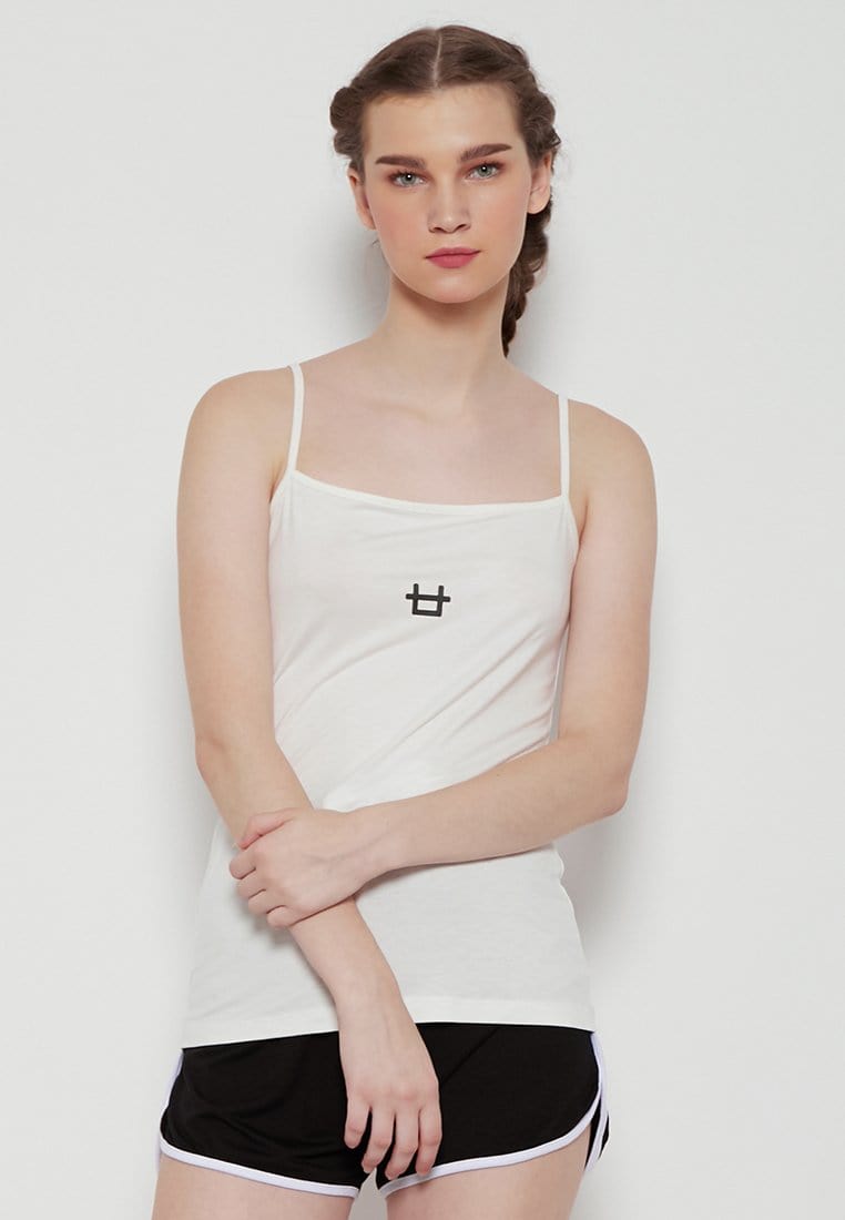 Third Day LTD15 HEM camisole kamisol tanktop tali logo white