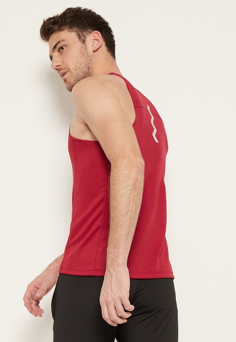 Td Active MS108 dateng back zigzag tr tanktop jersey merah ati