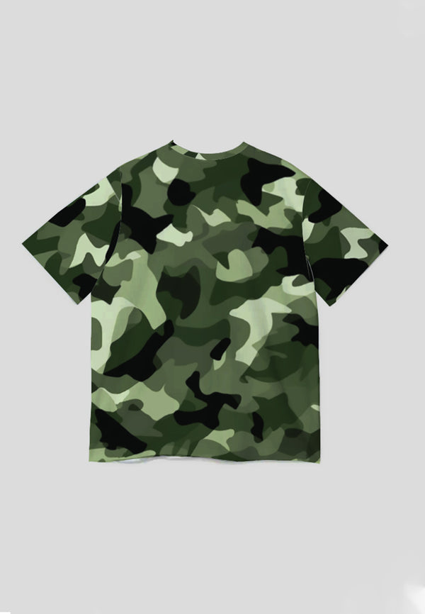 NX020 kaos oversize motif tentara camo abri green army full pattern full print