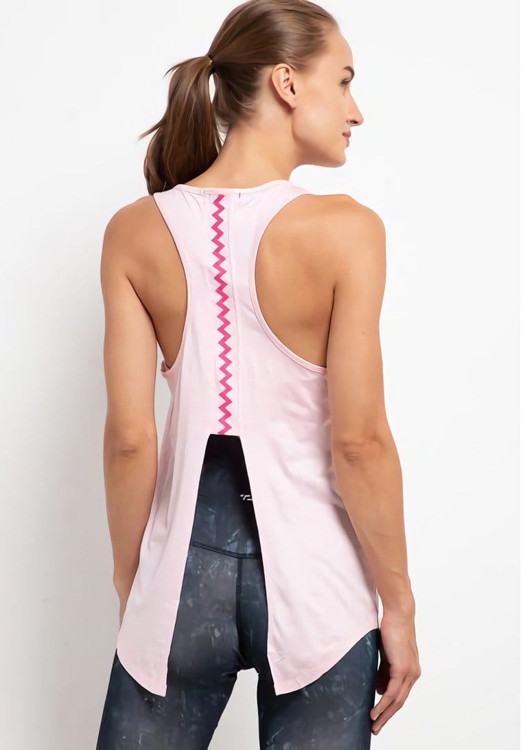 Td Active LS061 YLJ yoga sleeveless pink