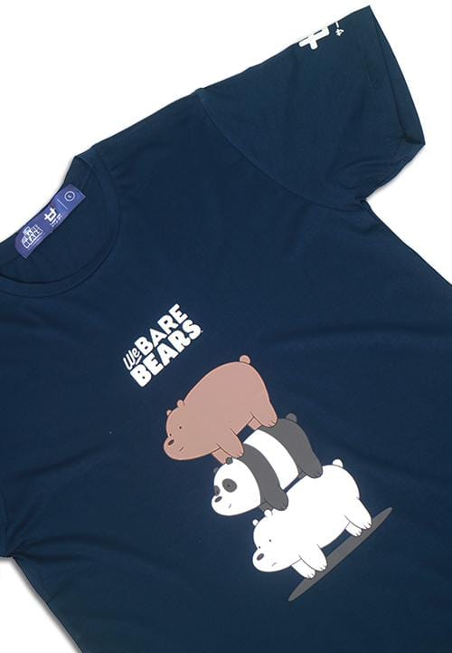 Third Day MTE21F WBB bearstack T-shirt Navy