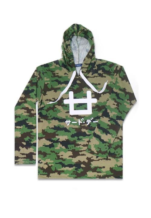 MTC14A Men Hshirt camo-px Logo1 grn