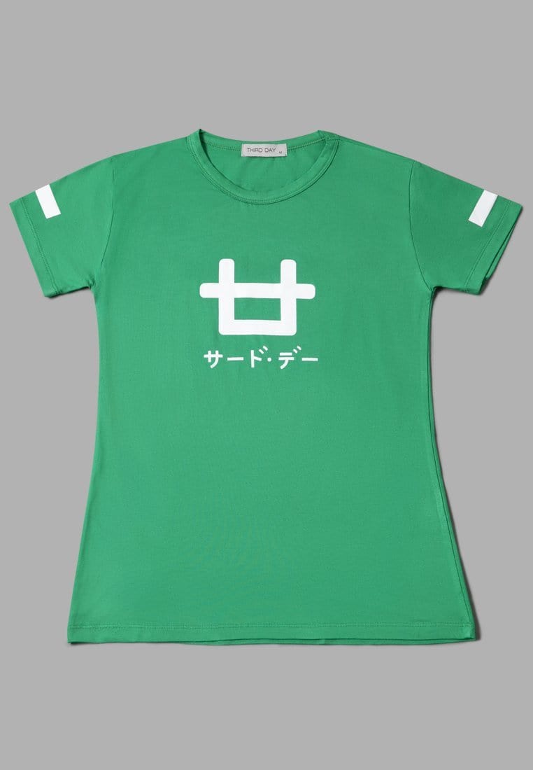 Third Day LT799P s/s Ladies Logo Fancy green