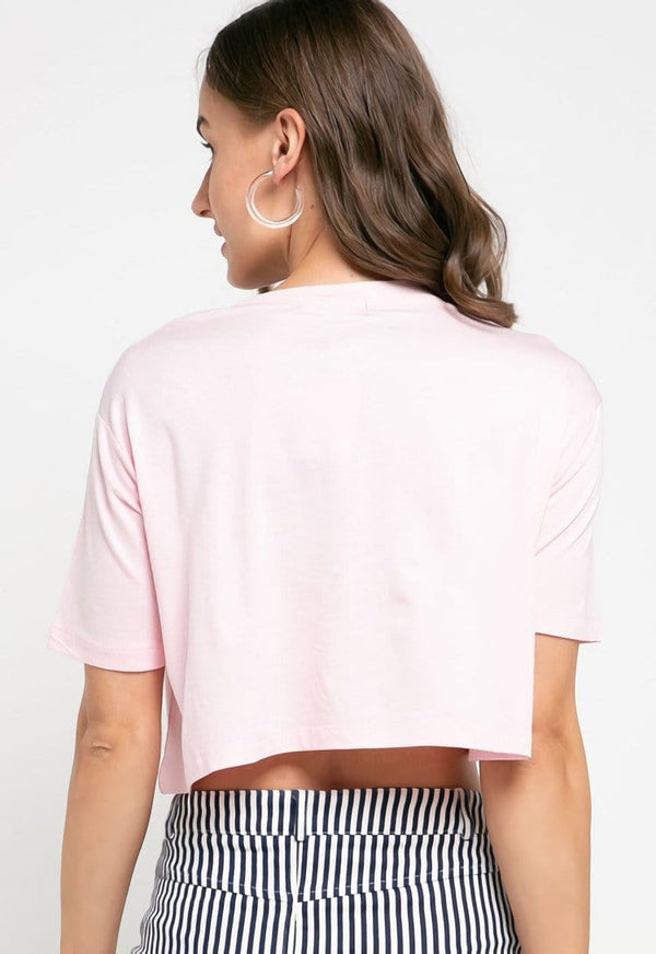 Third Day LTD30 crop top cl td simple light pink