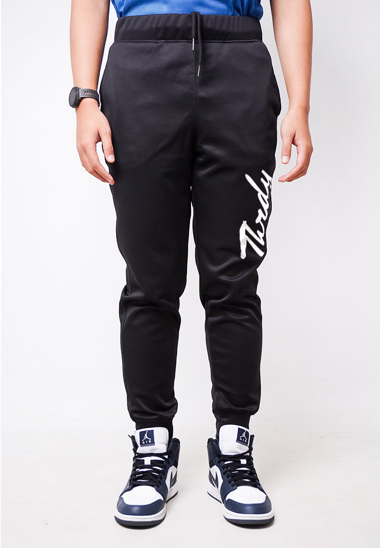 MC033 celana jogger pria anti air kasual korea keren "thrdysign" hitam