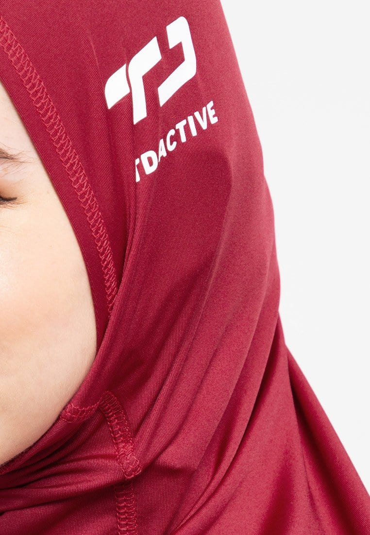 Td Active LH009 sport hijab alfa maroon