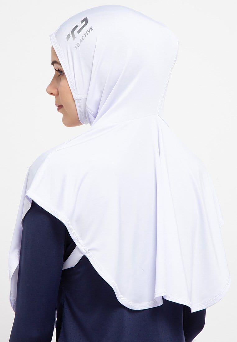 Td Active LH025 sport hijab delta putih