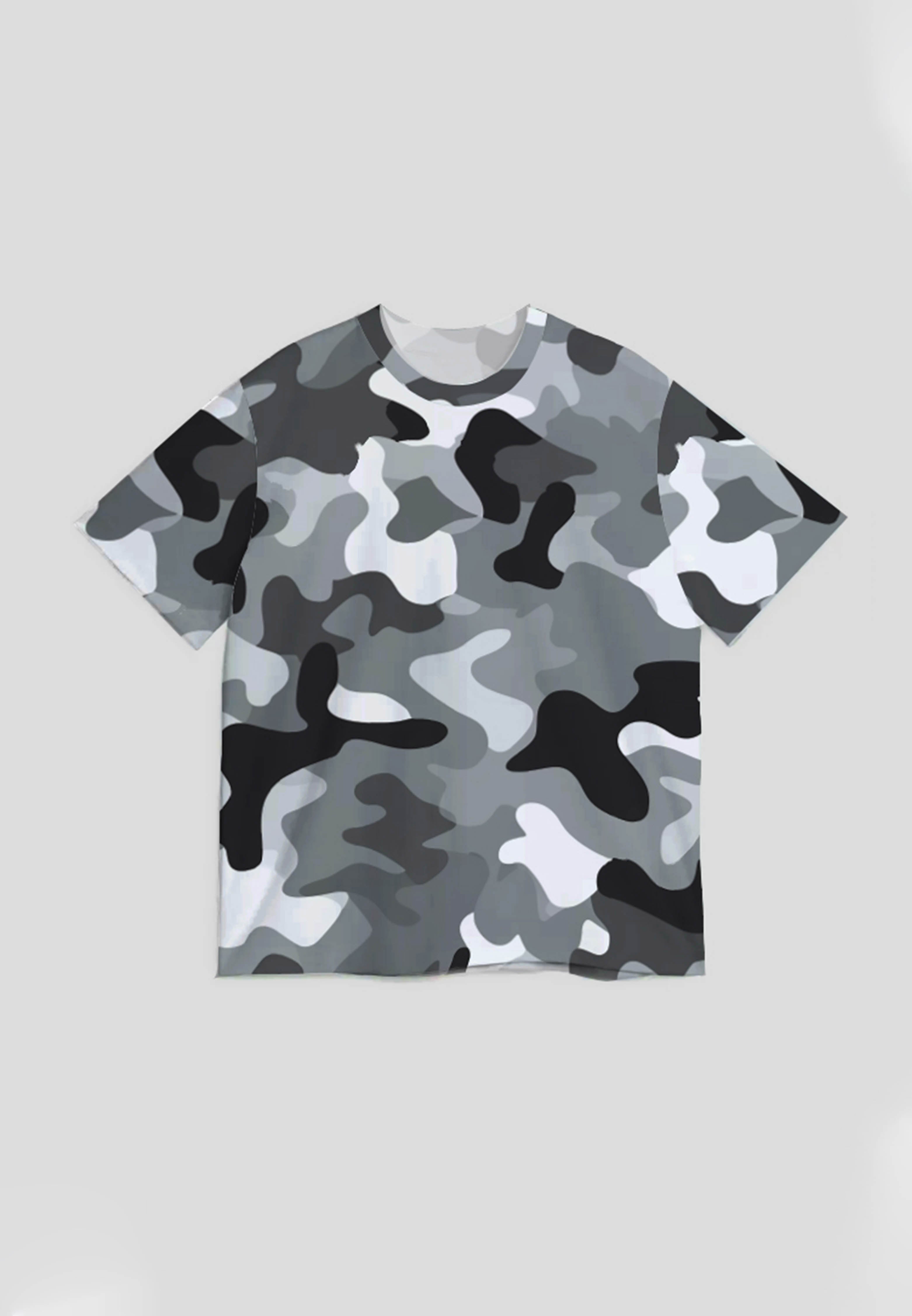 NX019 kaos oversize motif tentara camo abri abu full pattern full print