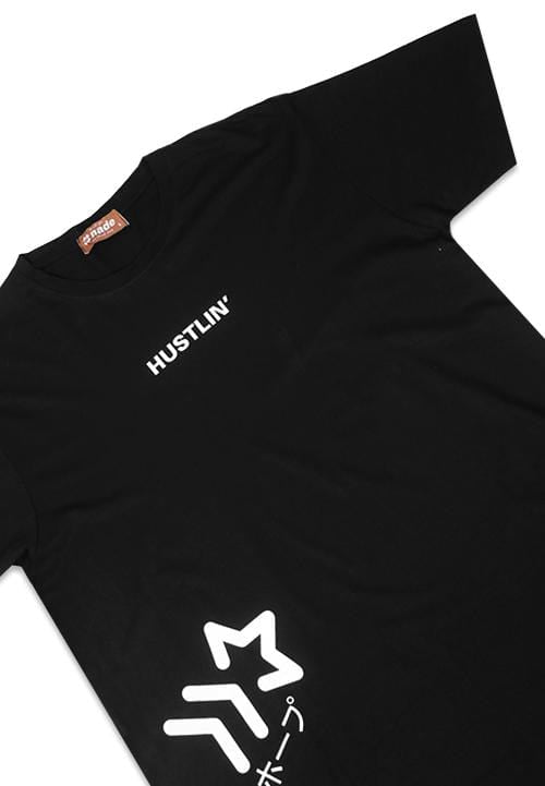 Nade NT310 nade hustlin hitam kaos pria