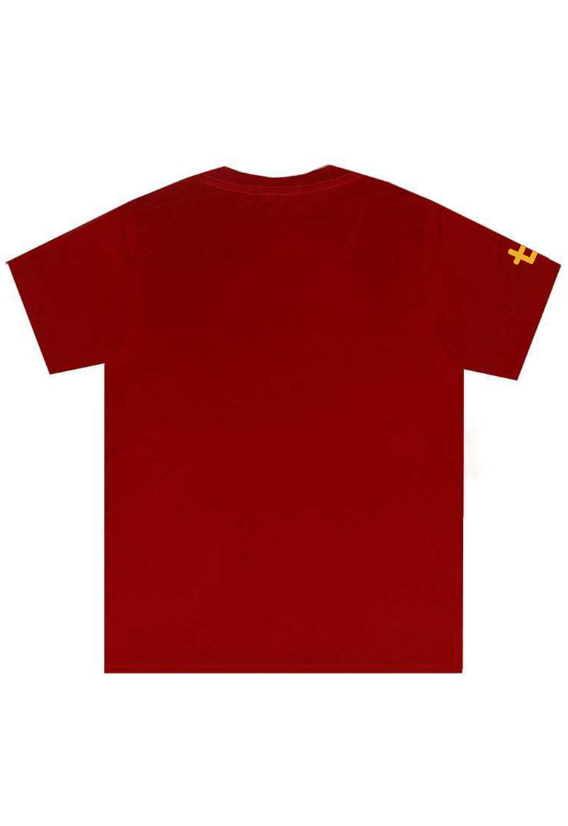 MTP69 kaos instacool adem stretch menyerap panas pria distro "7 logo" merah maroon