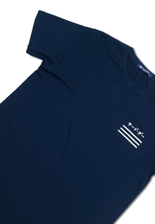 Third Day MTD55D 3linebase katakana nv T-shirt Navy