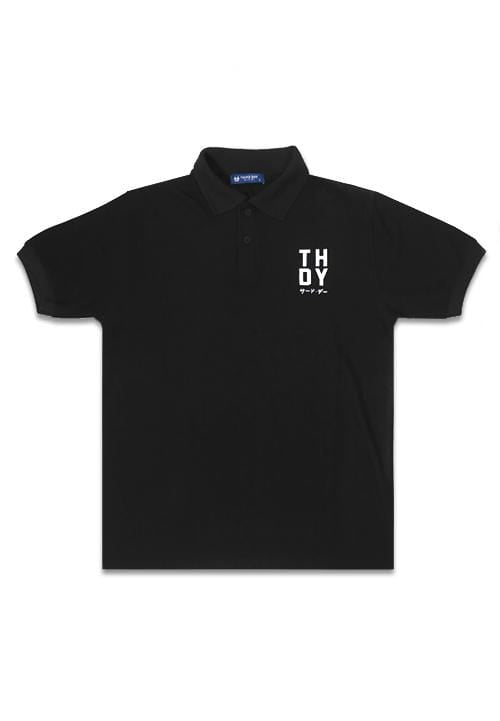 Third Day MTD36D men polo THDY Blk Polo shirt Hitam