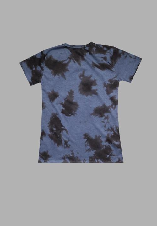 LT985U s-s Lds Logo Blue tie dye