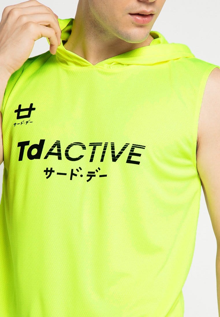 Td Active MS073 Instadry Slvls Hood Tdactive Yellow