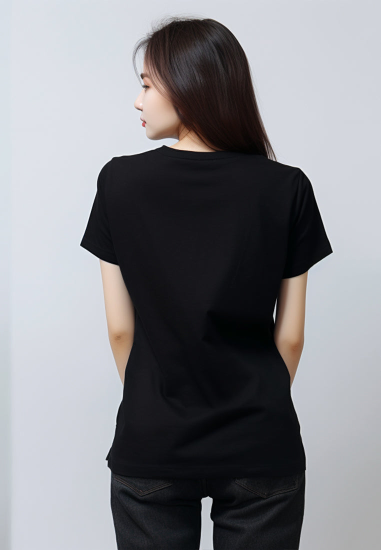 LTF27 kaos t shirt wanita ladies perempuan casual slim fit 