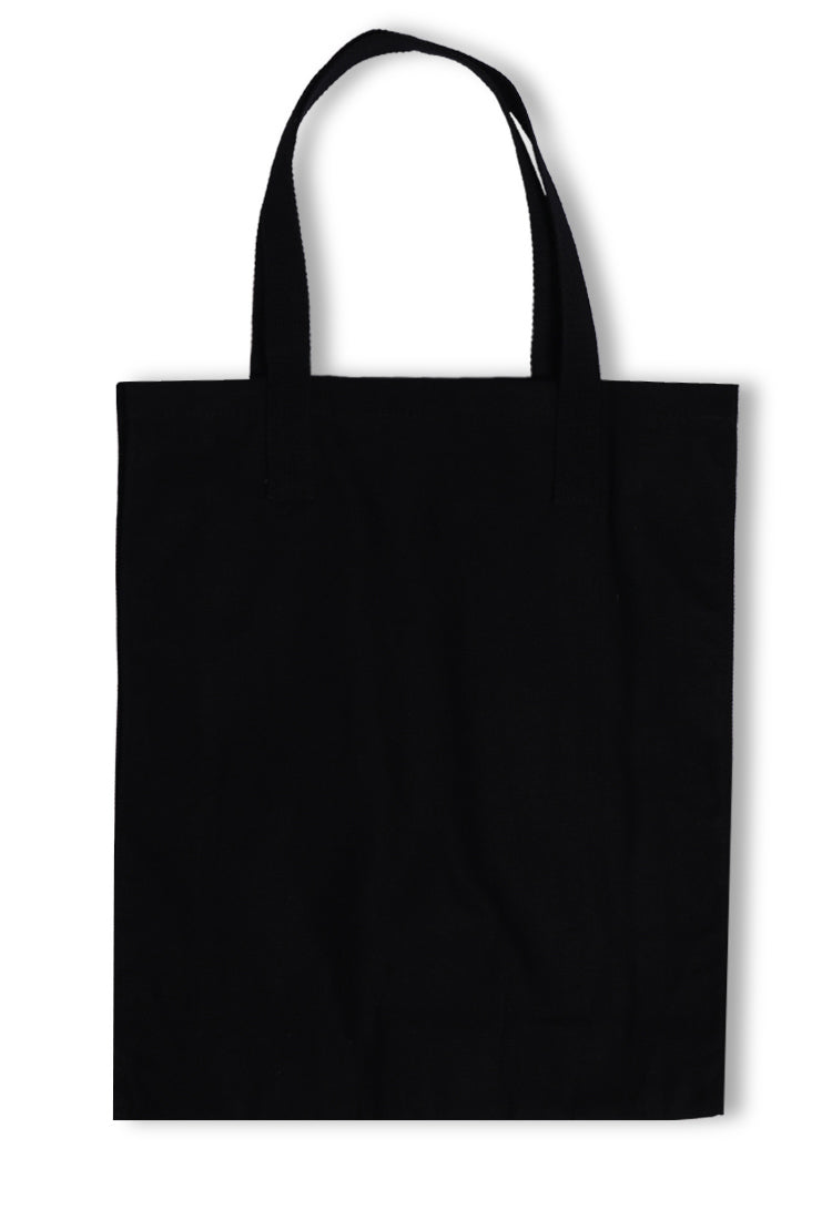 AMC77 totebag aesthetic kanvas pria wanita hitam black "art face"