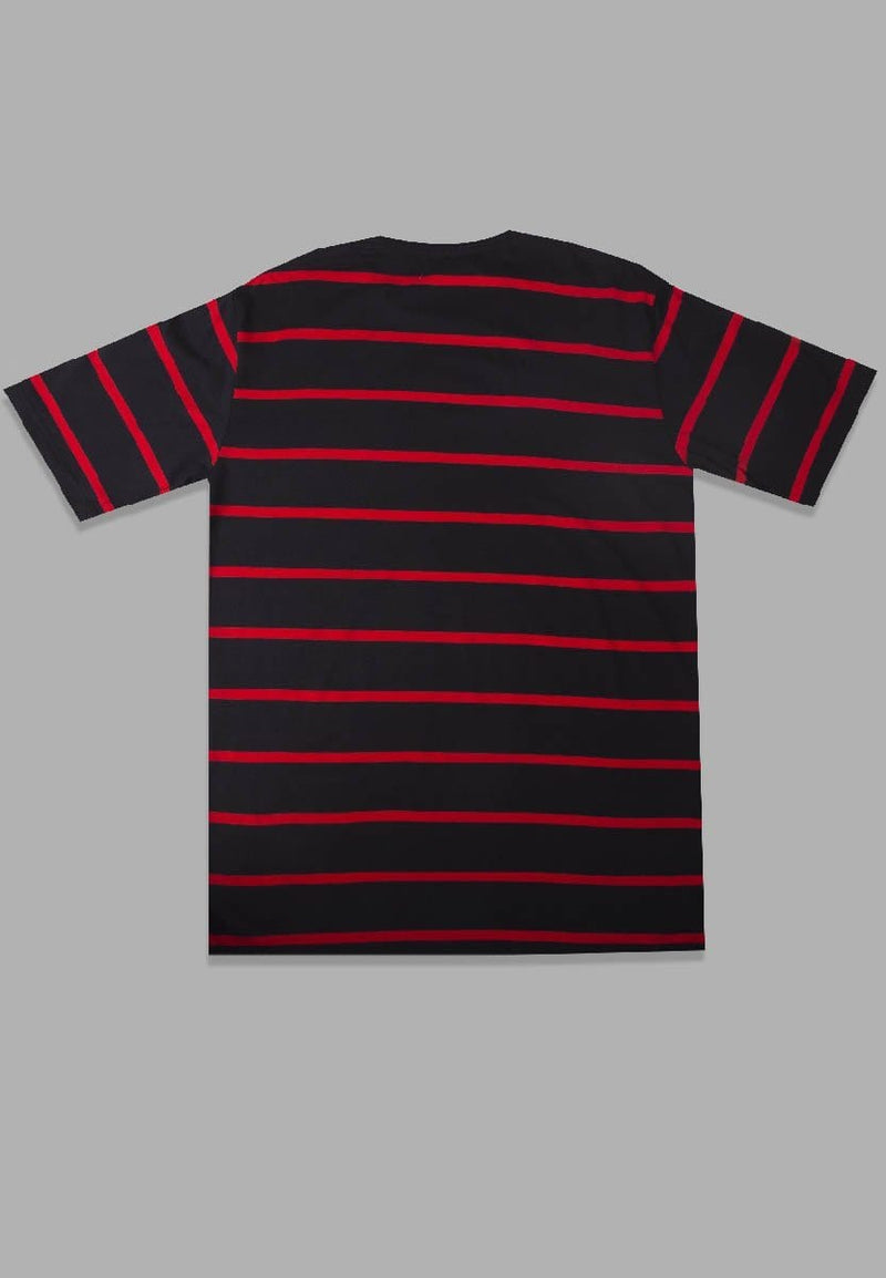 MT938T s/s Men Logo stp blk-red