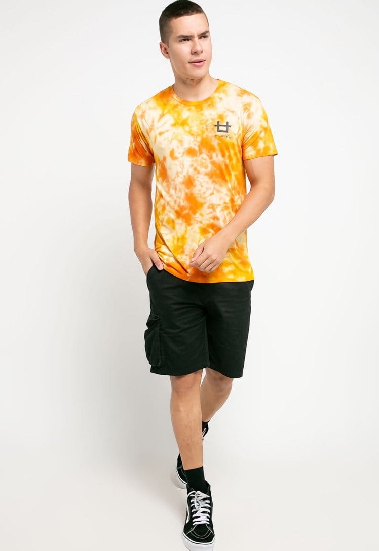 MTH36 thirdday tie dye yellow peach unisex t-shirt