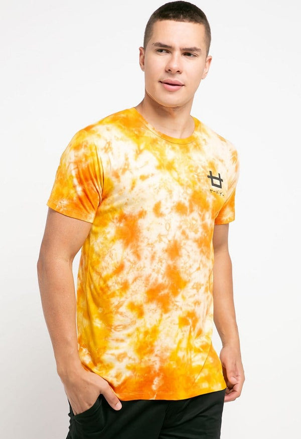 MTH36 thirdday tie dye yellow peach unisex t-shirt