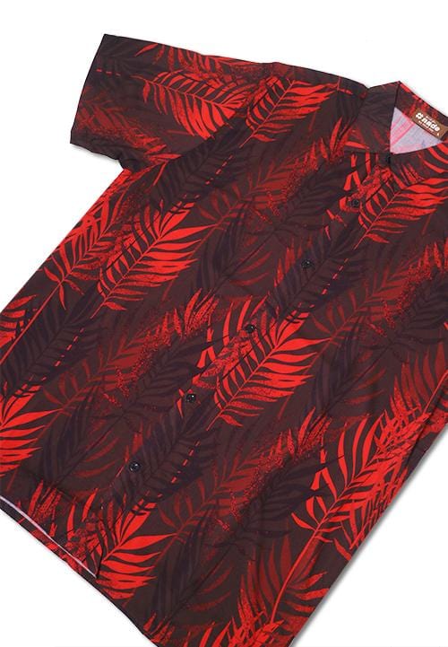Nade NK005 Nade Maui Hitam Merah Kemeja Loose