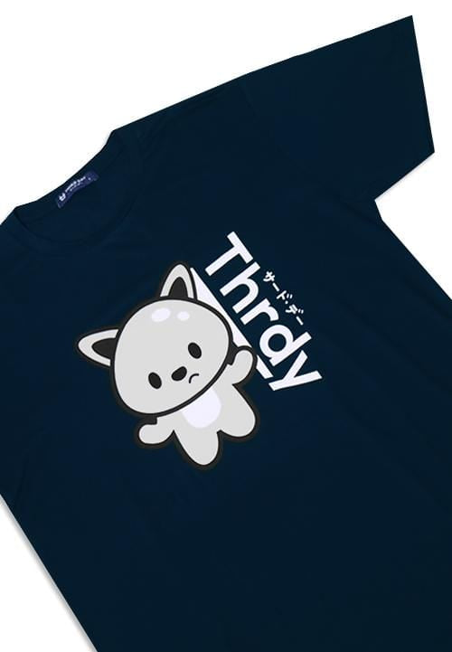 Td Friends MTF79 tido thrdy navy kaos pria