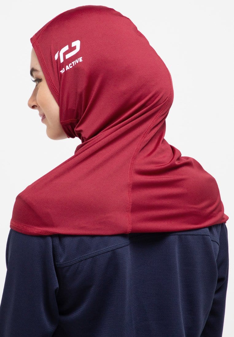 Td Active LH009 sport hijab alfa maroon