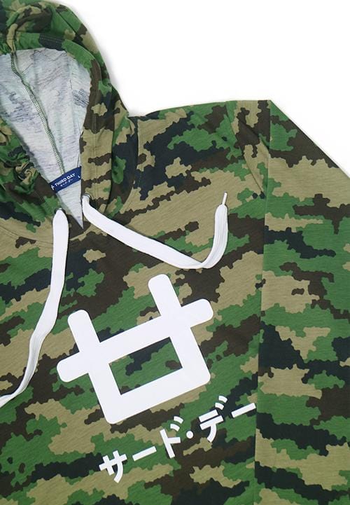 MTC14A Men Hshirt camo-px Logo1 grn