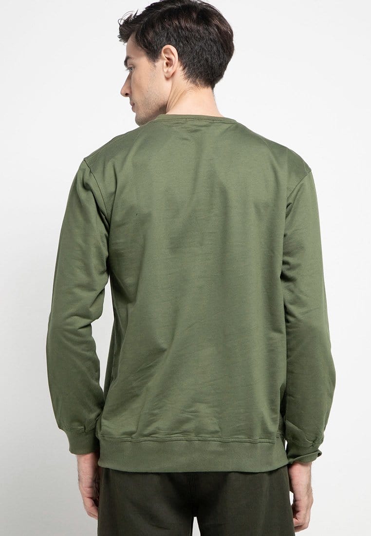 Third Day MO198 sweater casual pria dateng tdco hijau army