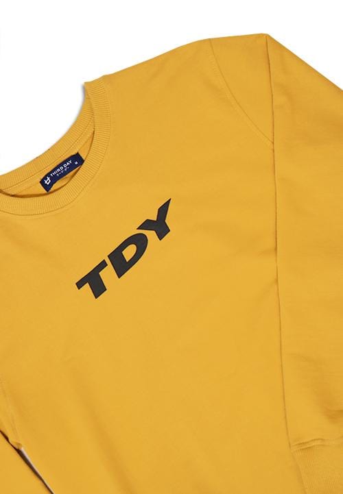 LMP018 sweater TDY kuning mustard
