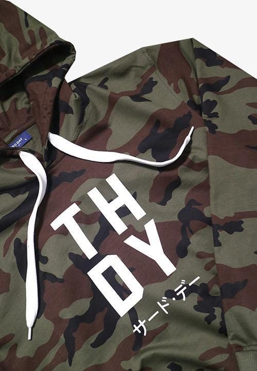 MTA58W Men Hoodie Brwn Camo THDY