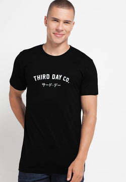 Third Day MTH45 tdco t-shirt kaos unisex tangan pendek hitam black