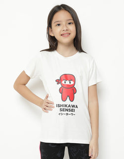 Td Kids BT172 kaos anak ishikawa sensei white