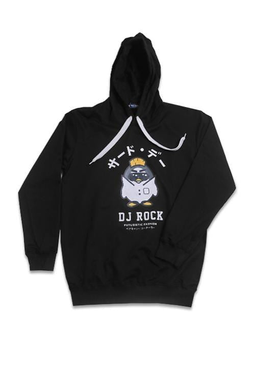 Td Friends MO109C hoodies dj rock futuristic blk Hoodie Hitam