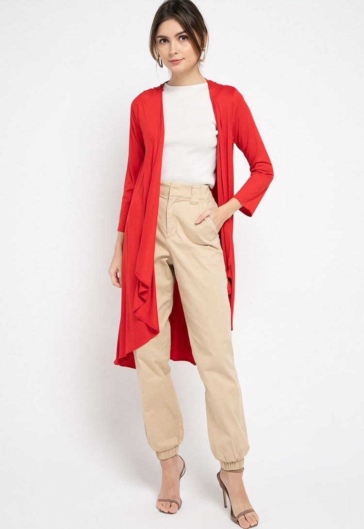 Nade Japan FO003 Long Outer Nade Ladies Red