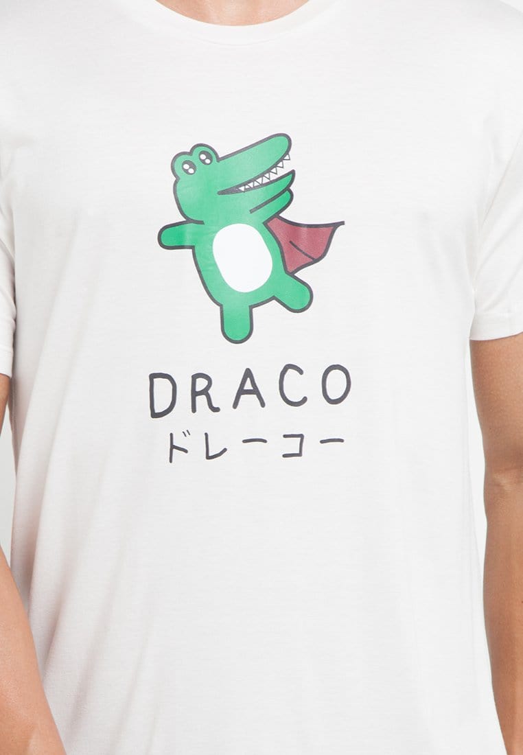 Td Friends MTG58 draco superman kaos unisex putih