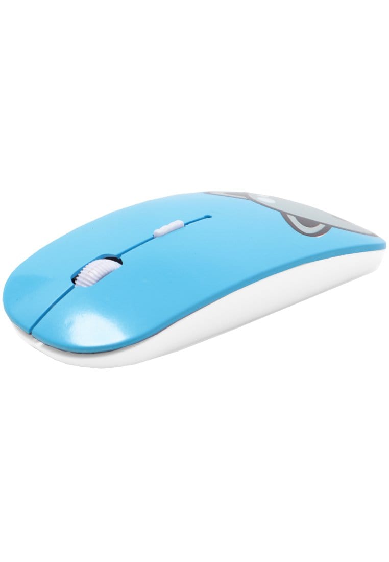 Td Friends AE002 Mouse Wireless Bluetooth Lucu Tdfriends Biru Muda Tido Robo
