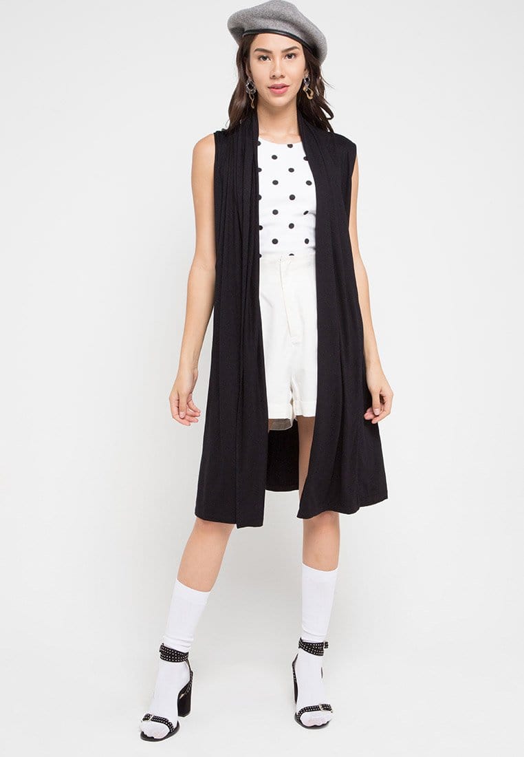 Nade Japan FO002 Outer Sleeveless Black