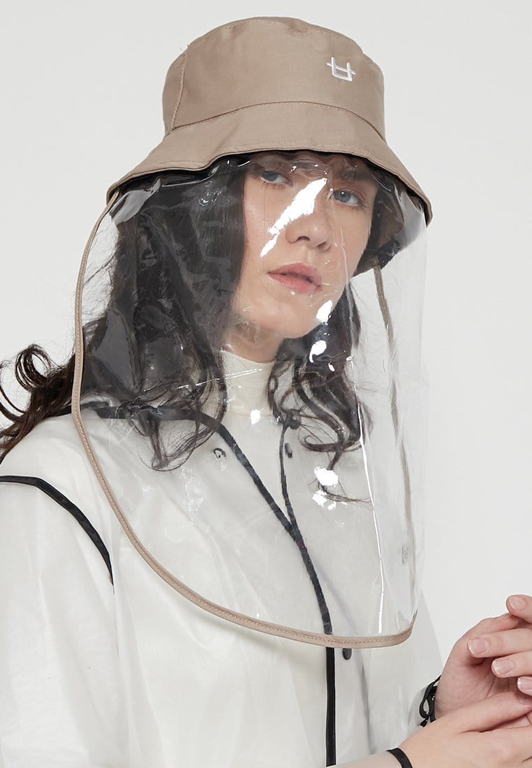 Third Day ALA08 Topi corona face shield wanita logo thirdday khaki