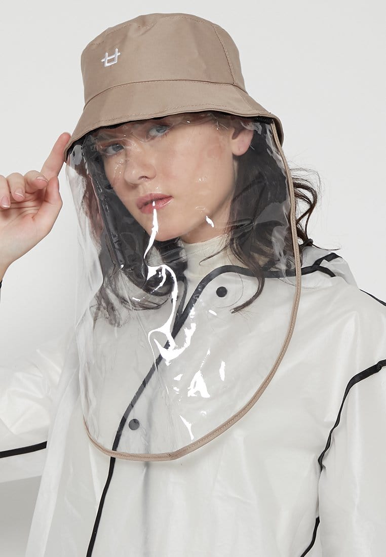 Third Day ALA08 Topi corona face shield wanita logo thirdday khaki