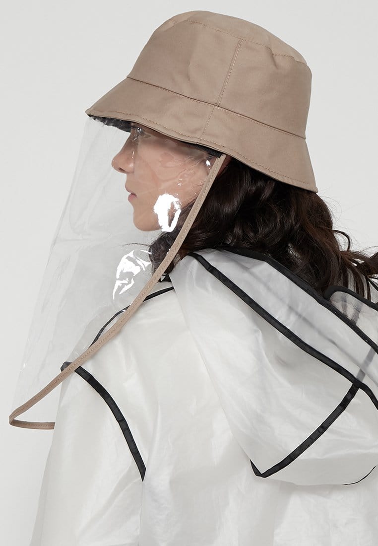 Third Day ALA08 Topi corona face shield wanita logo thirdday khaki
