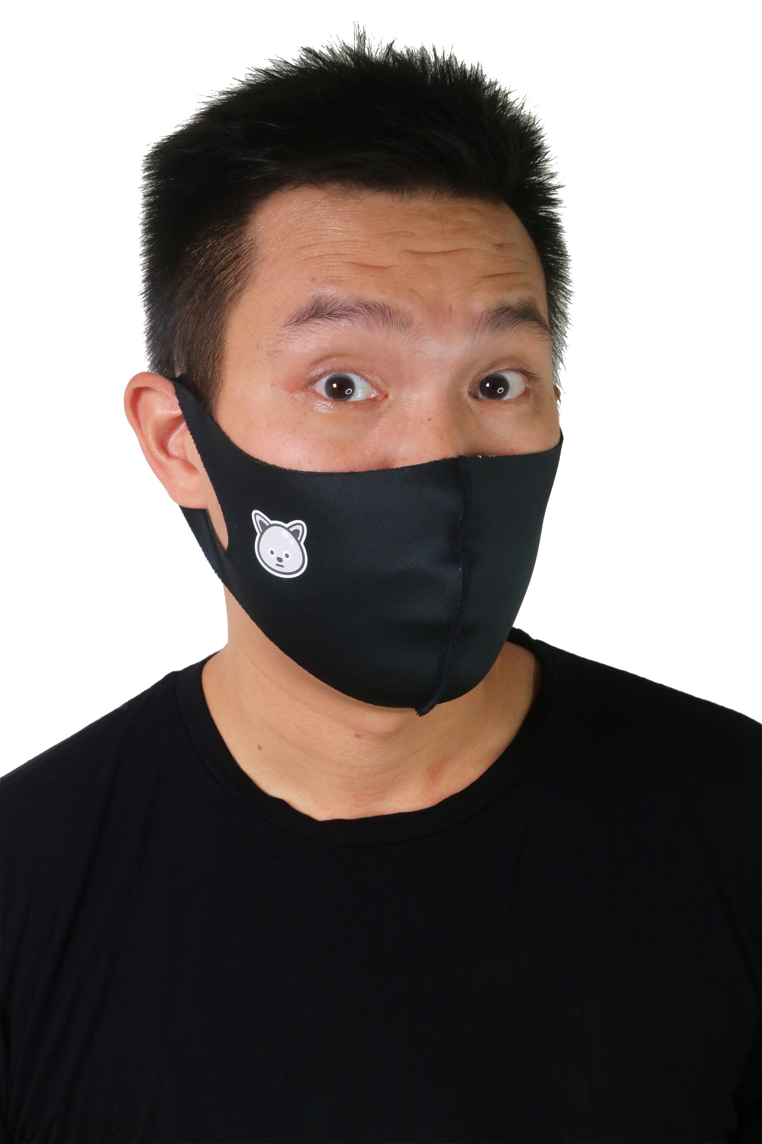 Third Day AMA21 5pcs masker korea tido emoticon hitam