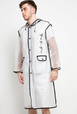 Third Day AMA72 Jas hujan transparan serba guna katakana raincoat rain coat