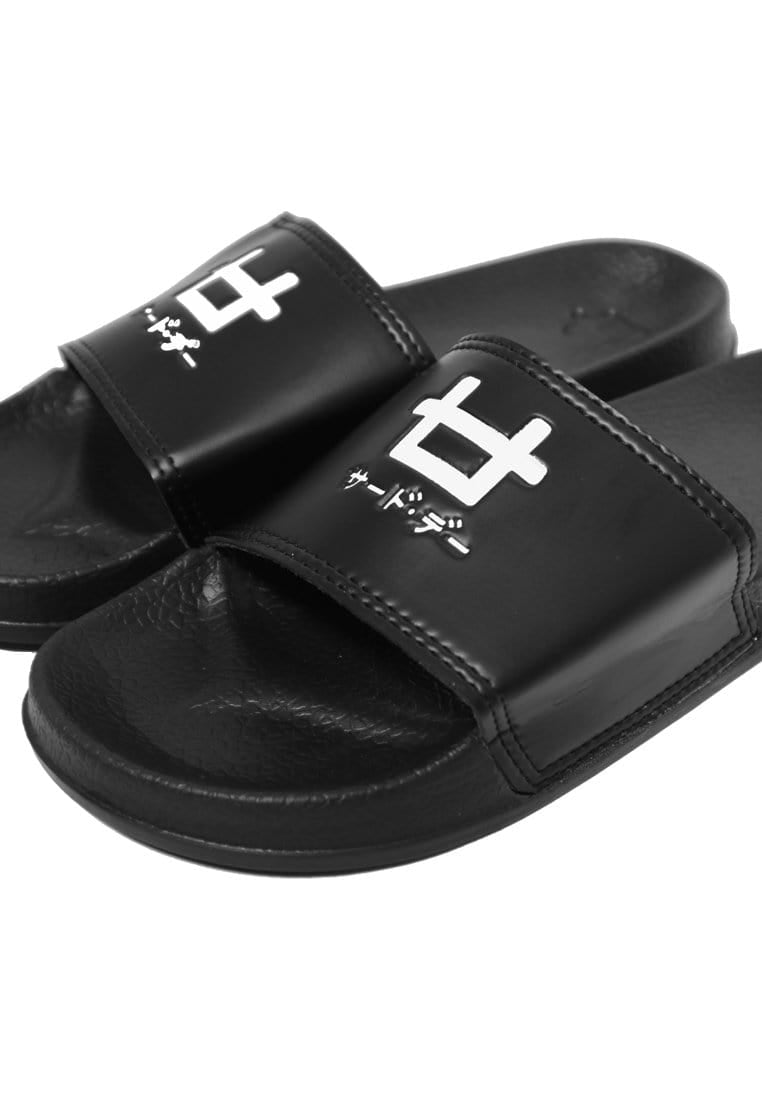 Third Day AMA85 Sandal Slip On Pria Logo Icon Hitam