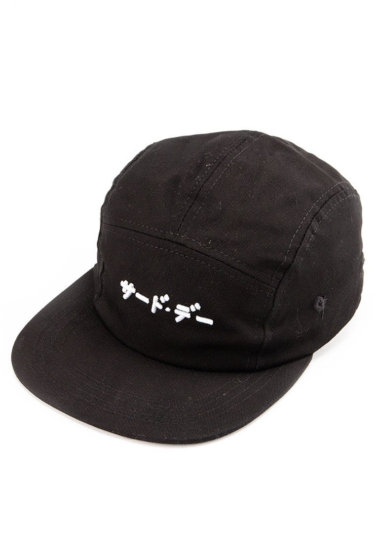 Third Day AMB47 Topi Flat Cap Hitam Katakana