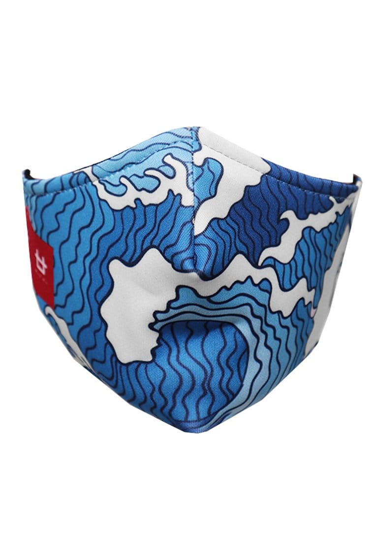 Third Day AMB61 Masker Headloop 2+1ply Instacool Osaka Wave