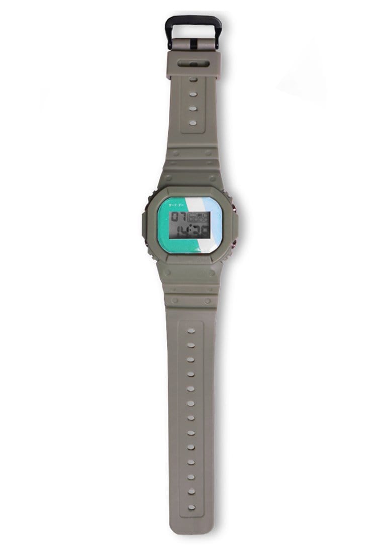 Third Day AMB67 Jam Tangan Digital Pastel Green Katakana