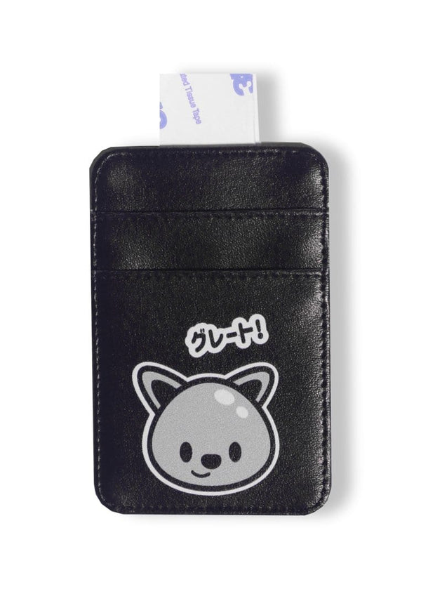 Td Friends AMB79 2-In-1 Wallet Cardcase Pop Socket Tripod Handphone Tdfriends Tido Hitam