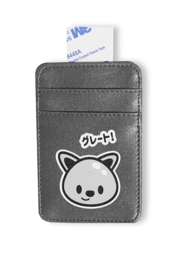 Td Friends AMB80 2-In-1 Wallet Cardcase Pop Socket Tripod Handphone Tdfriends Tido Abu
